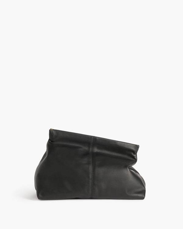 Flattered Clay Clutch Leather Black