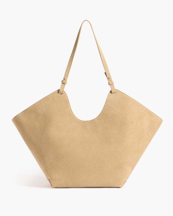 flattered Dahlia Tote Bag Suede Sand