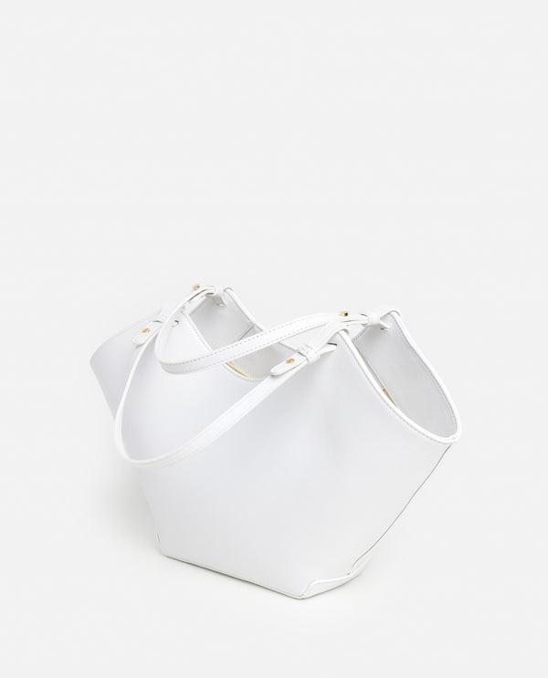 Flattered Dilba Mini Tote Bag Leather White