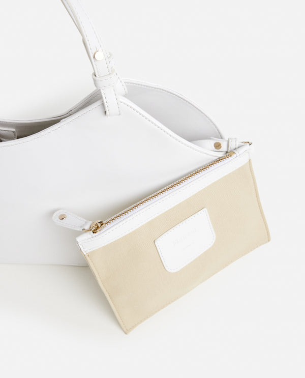 Flattered Dilba Mini Tote Bag Leather White