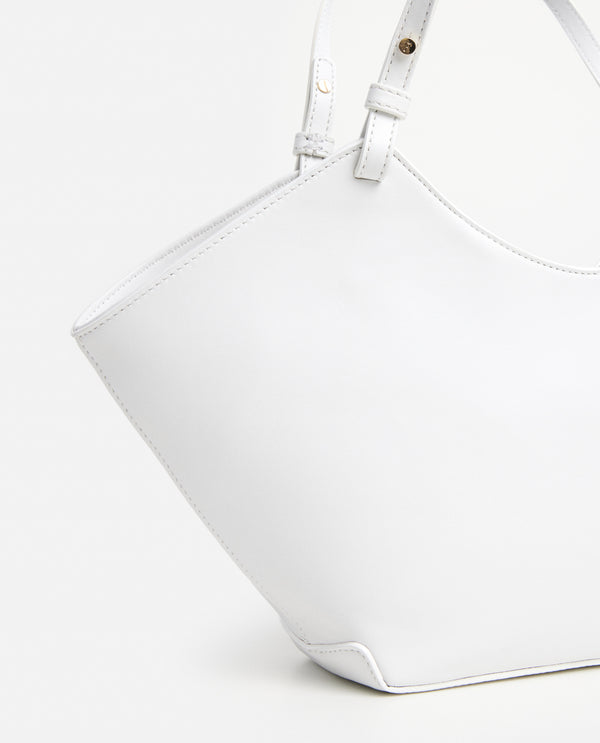 Flattered Dilba Mini Tote Bag Leather White