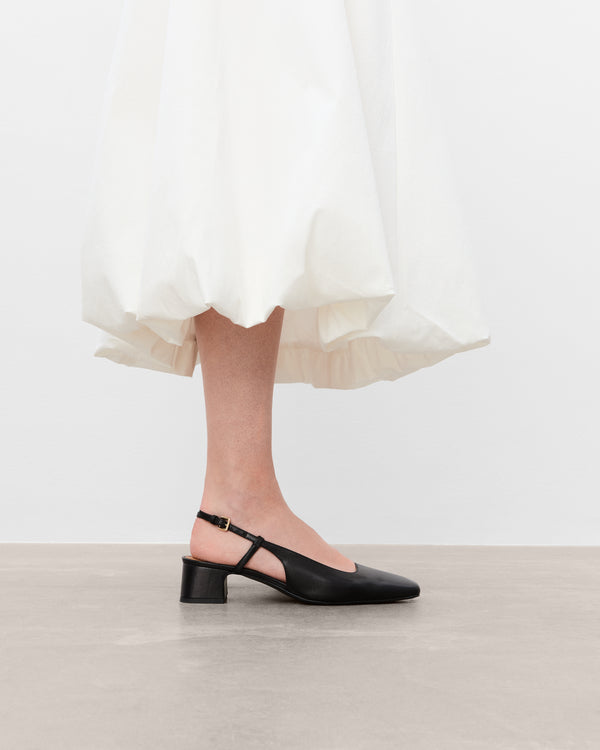 Flattered Elin Leather Black