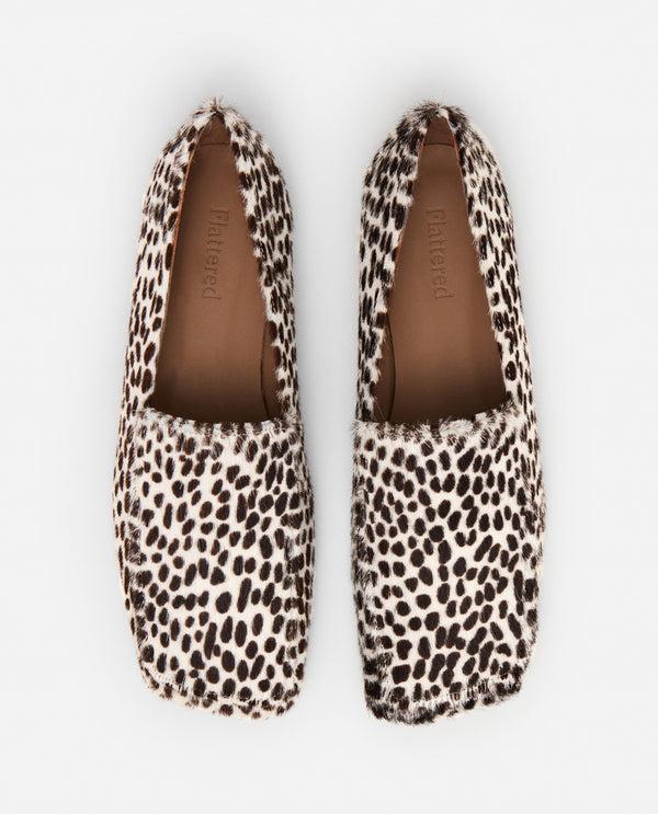 Flattered Ellis Leather Hair Chocolate Dot