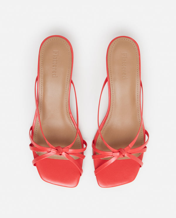 Flattered Eunisa Leather Poppy Red