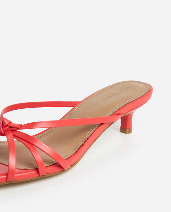 Flattered Eunisa Leather Poppy Red