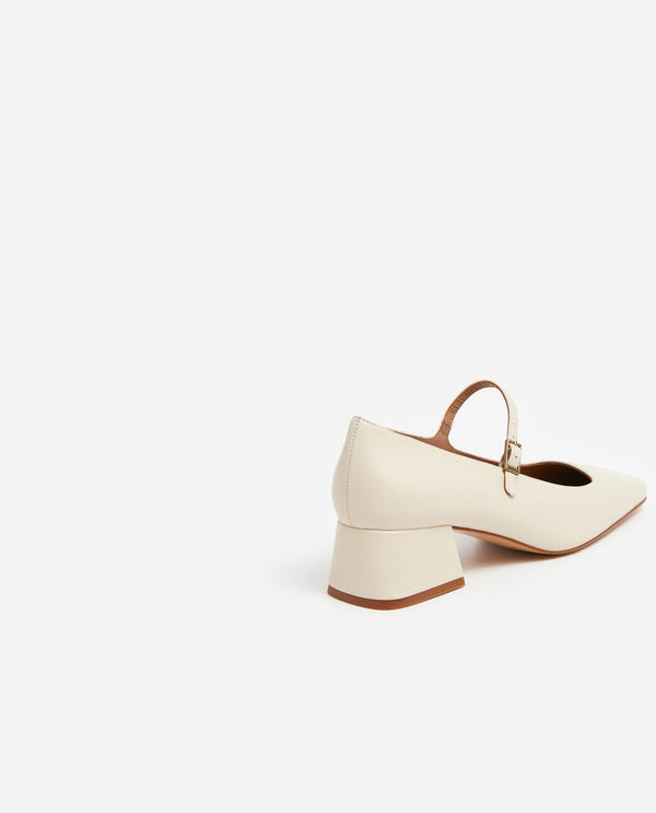 Flattered Evan Leather Vanilla