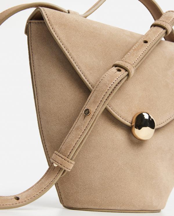 Flattered Evelina Handbag Suede Sand