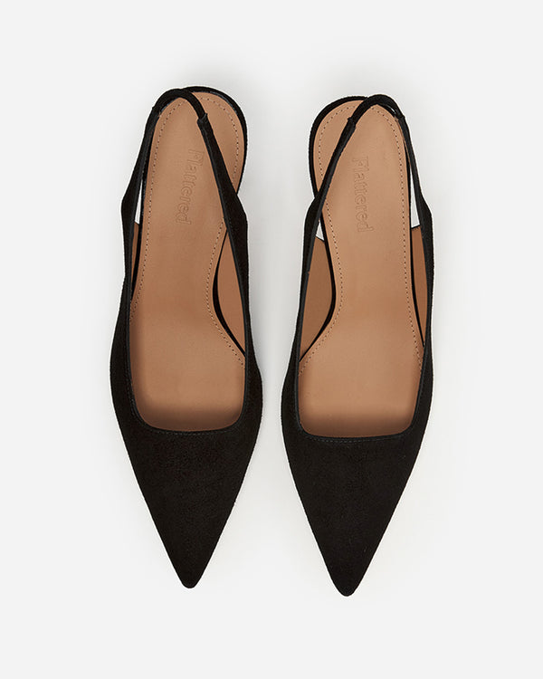 Flattered Franchesca Suede Black