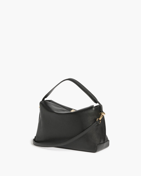 Flattered Hanna Grande Bag Grained Leather Black