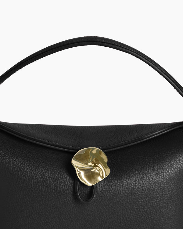 Flattered Hanna Mini Bag Grained Leather Black