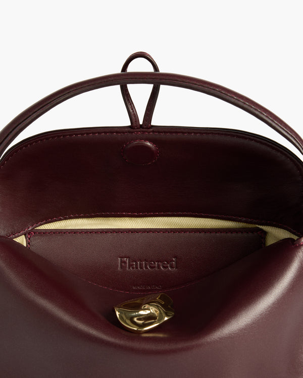 Flattered Hanna Mini Bag Leather Burgundy