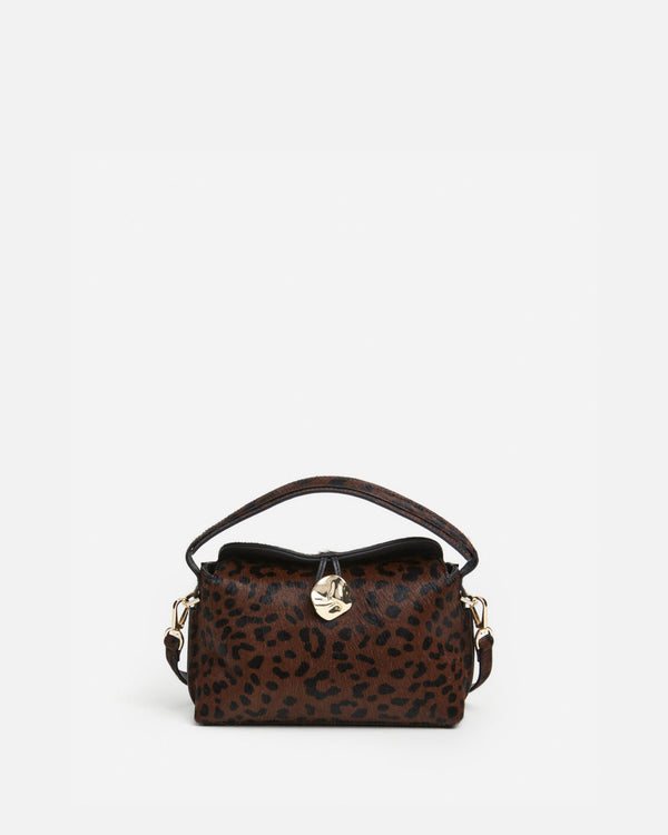 flattered Hanna Mini Bag Leather Hair Leo