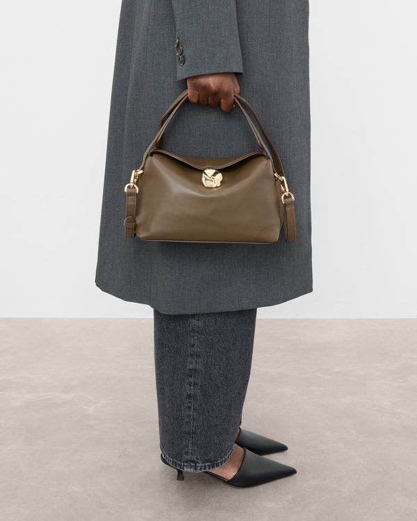 Flattered Hanna Mini Bag Leather Khaki