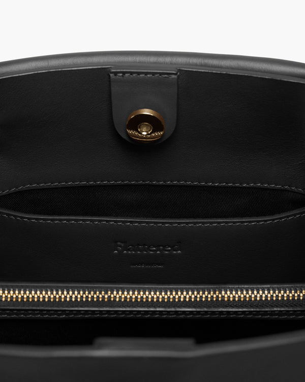 Flattered Hedda Grande Handbag Leather Black
