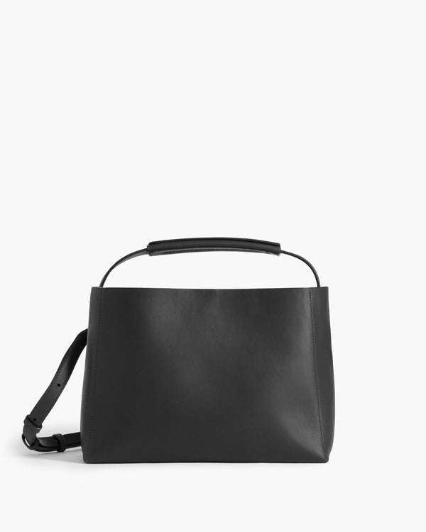flattered Hedda Grande Handbag Leather Black