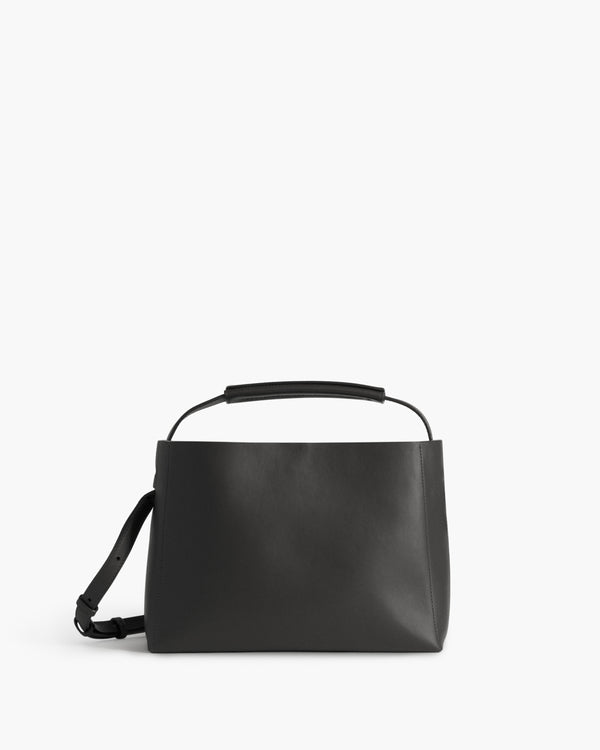flattered Hedda Midi Handbag Leather Black