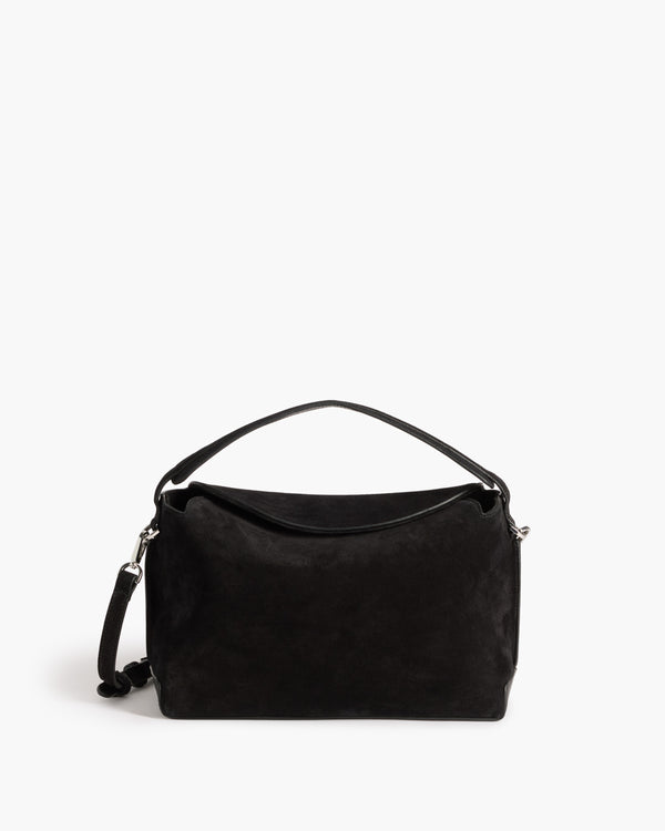 flattered Helia Handbag Suede Black
