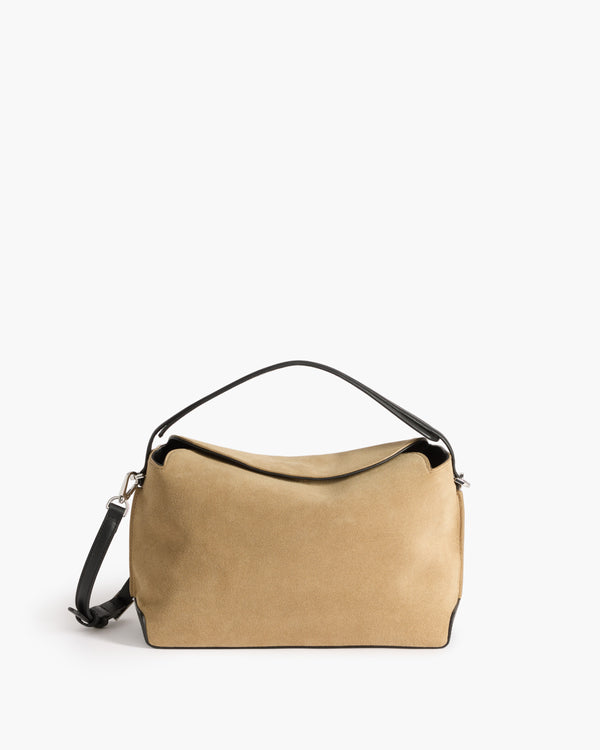 flattered Helia Handbag Suede Sand