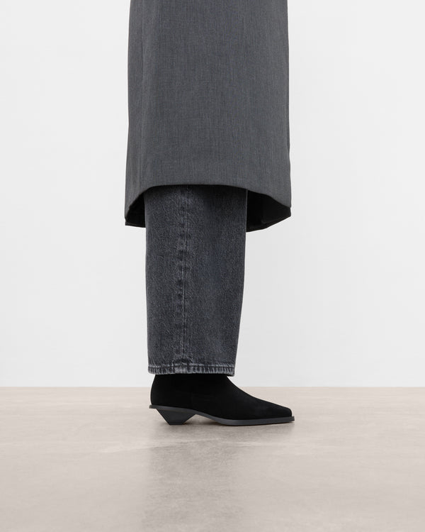 Flattered Indigo Suede Black