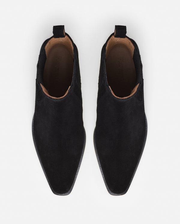 Flattered Indigo Suede Black