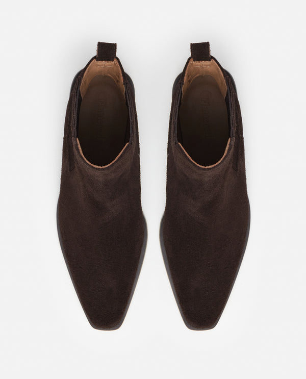 Flattered Indigo Suede Chocolate