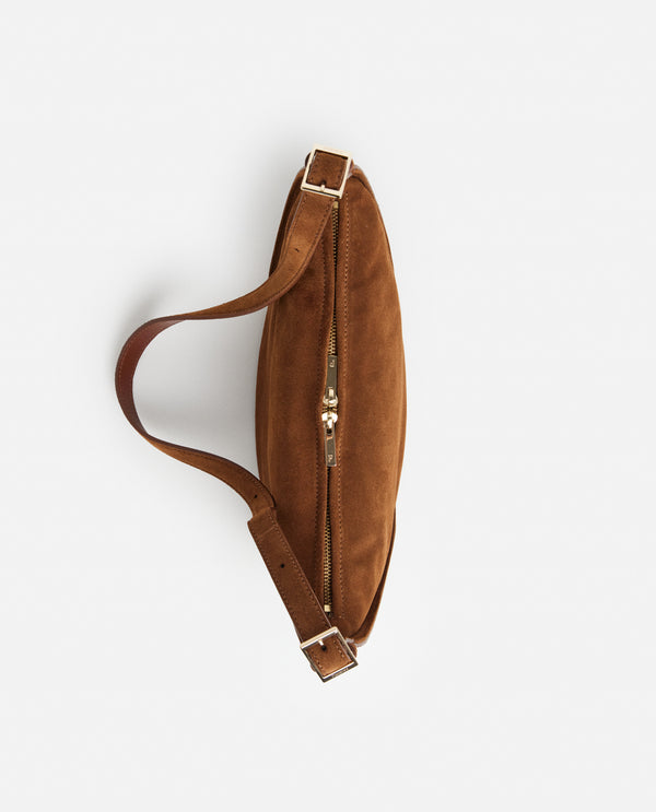 Flattered Irma Shoulder Bag Suede Bourbon