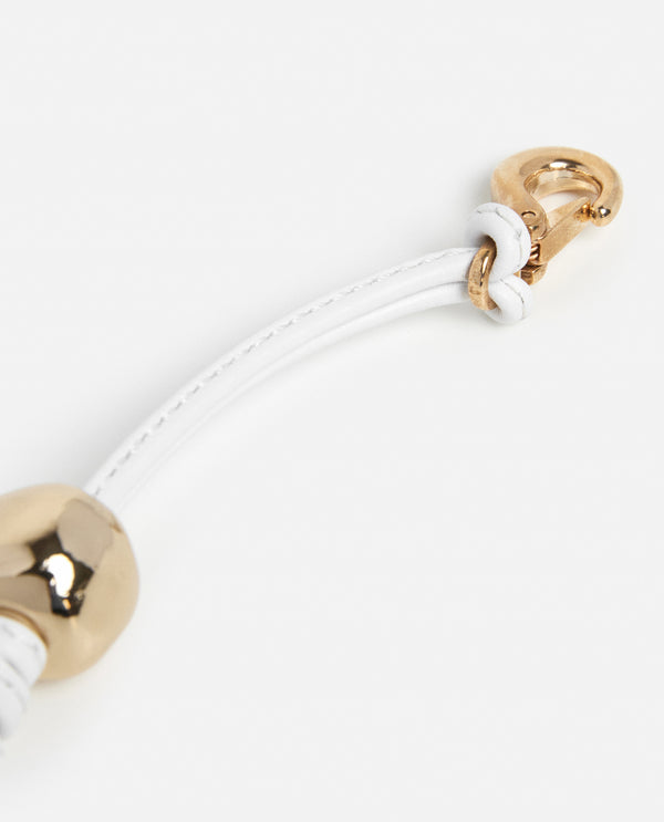 Flattered Kate Keyring Leather White