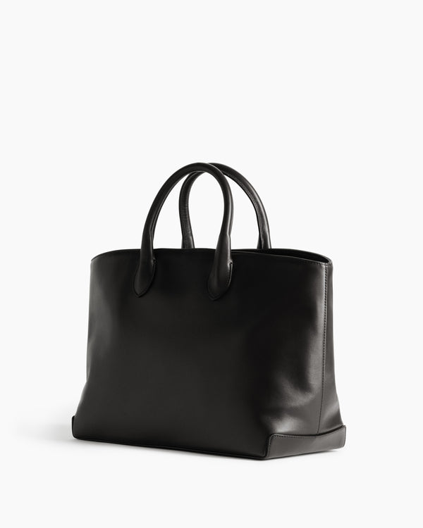 Flattered Lola Tote Leather Black