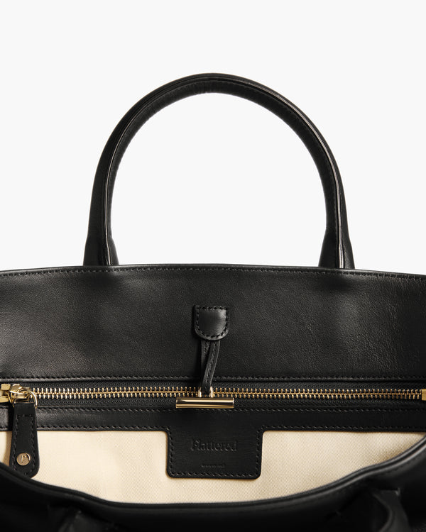 Flattered Lola Tote Leather Black