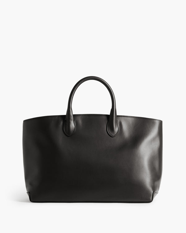 flattered Lola Tote Leather Black