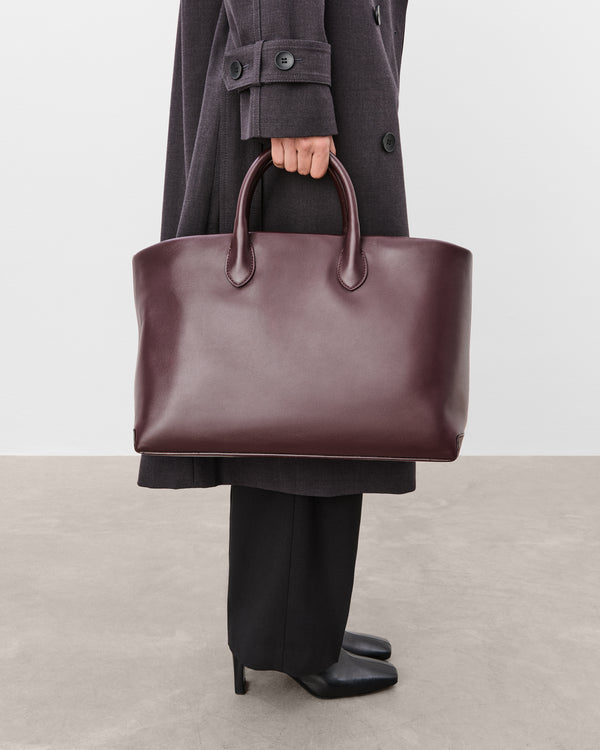 Flattered Lola Tote Leather Burgundy