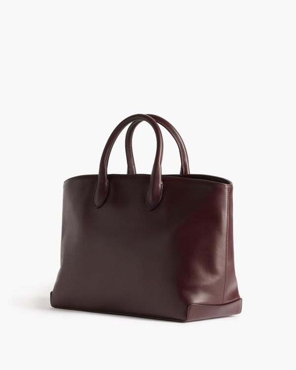 Flattered Lola Tote Leather Burgundy