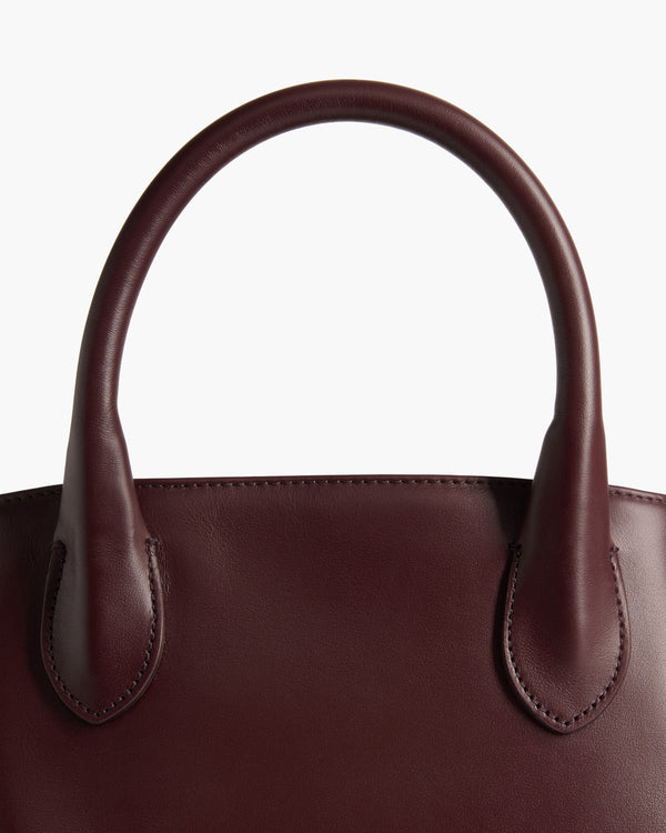 Flattered Lola Tote Leather Burgundy