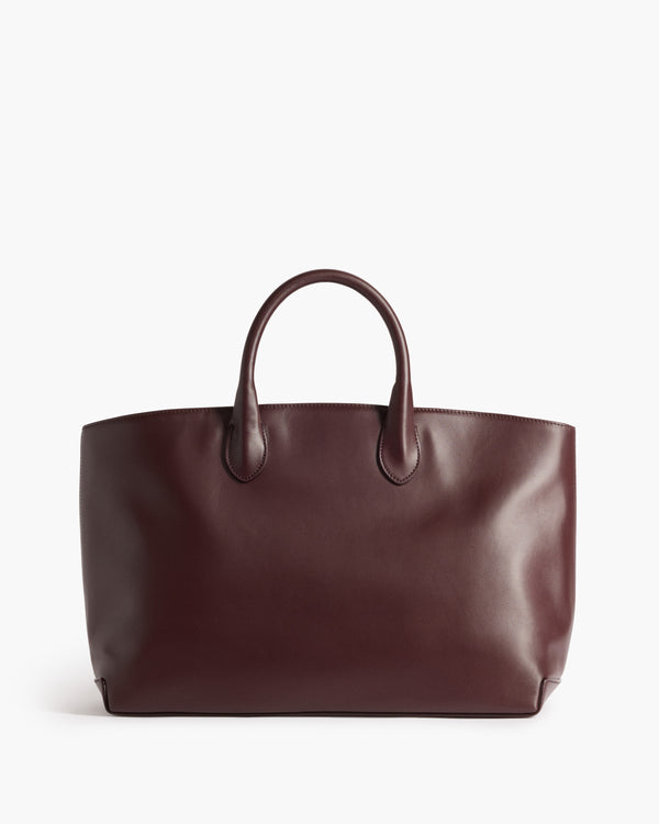 flattered Lola Tote Leather Burgundy