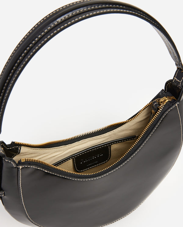 Flattered Lunar Shoulder Bag Leather Black
