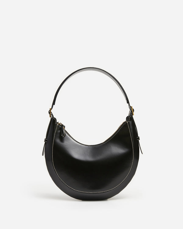 flattered Lunar Shoulder Bag Leather Black