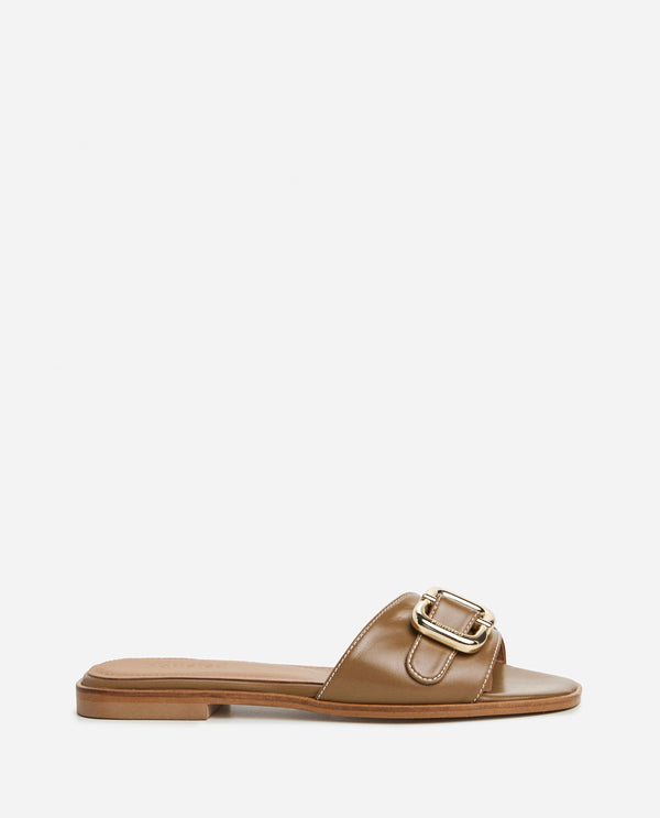 flattered Mimi Leather Olive