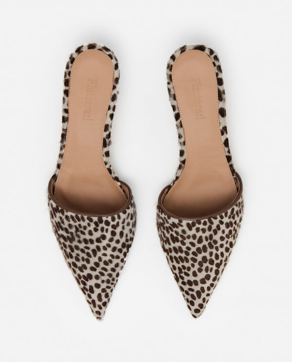 Flattered Noomi Leather Hair Chocolate Dot