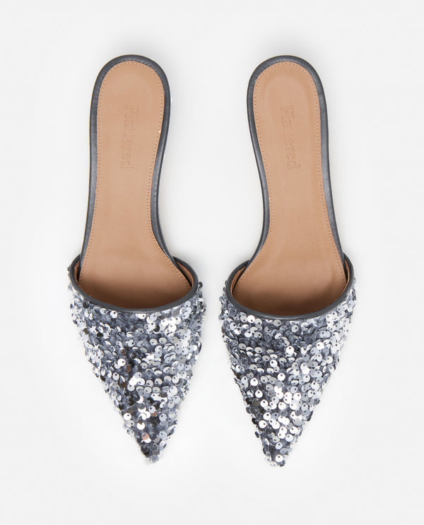 Flattered Noomi Sequins Stone Grey