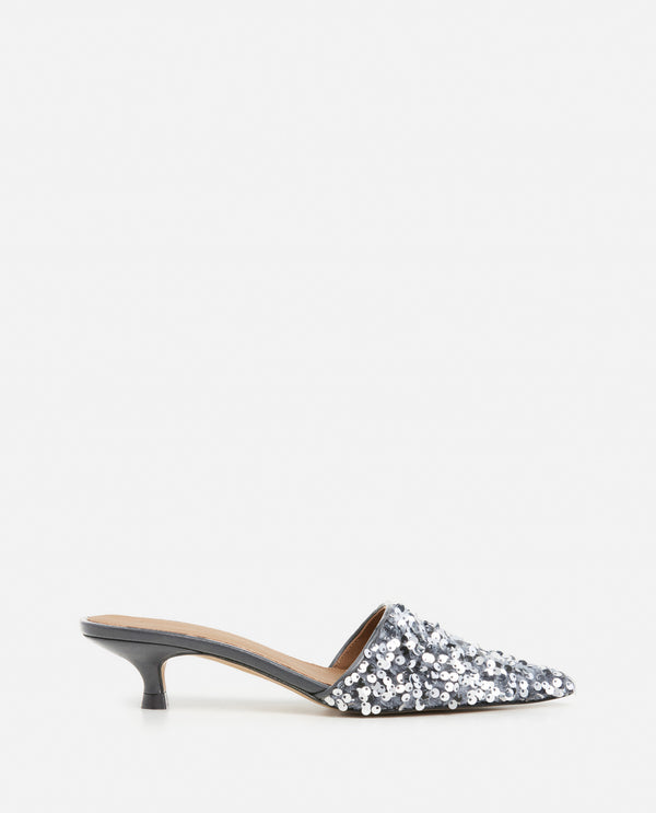 flattered Noomi Sequins Stone Grey