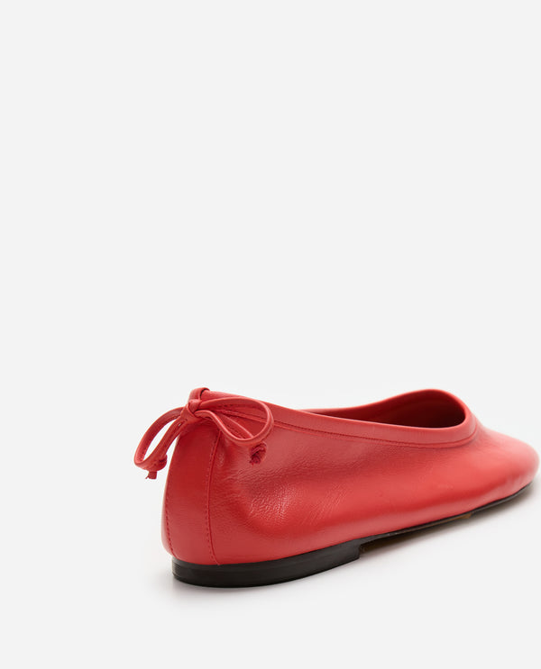 Flattered Pat Leather Poppy Red