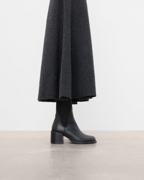 Flattered Quinn Leather Black