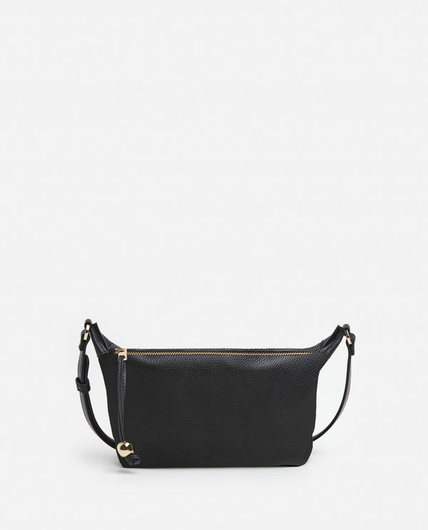 flattered Ru Crossbody Bag Grained Leather Black