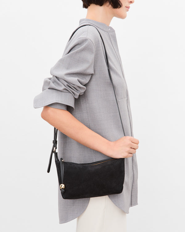 Flattered Ru Crossbody Bag Suede Black
