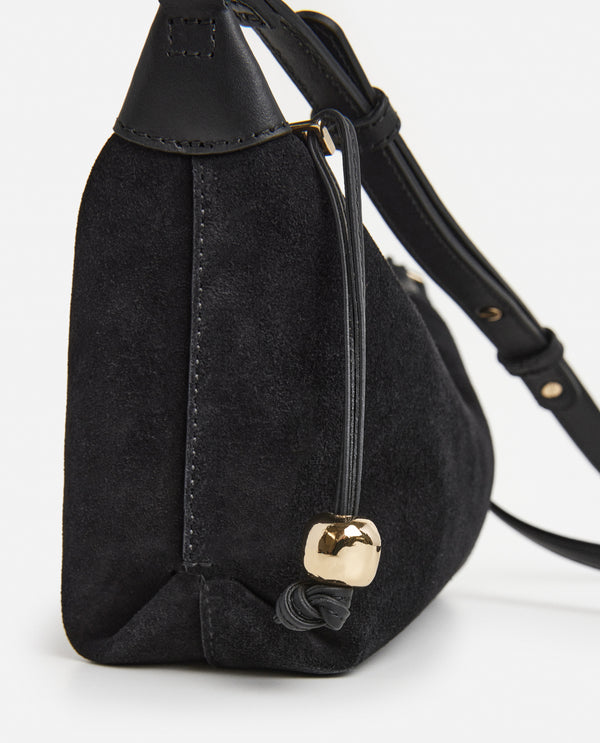 Flattered Ru Crossbody Bag Suede Black