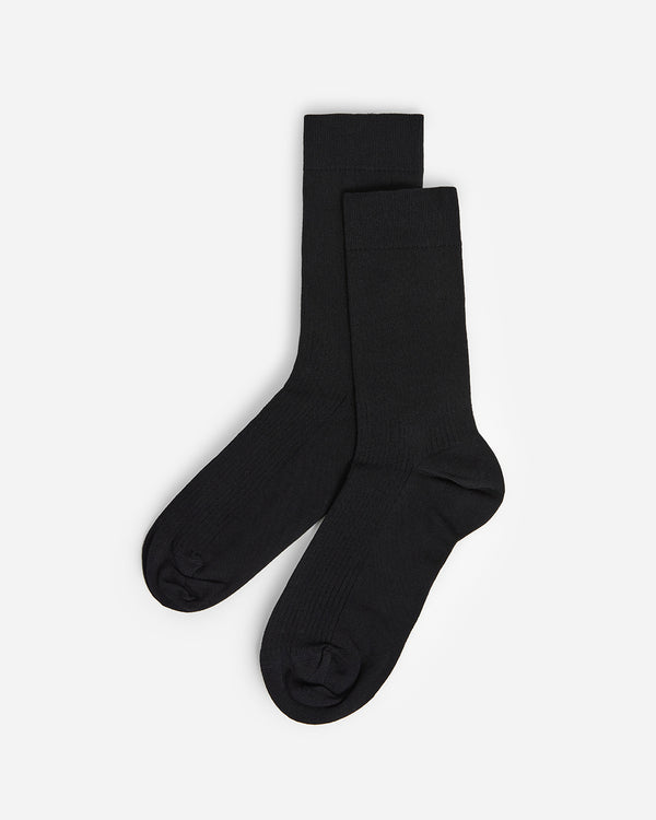 Flattered Flattered Sock Woven Mercerized Cotton Black