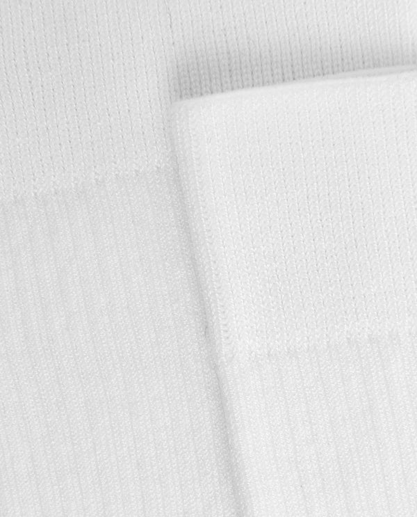 Flattered Flattered Sock Woven Mercerized Cotton White