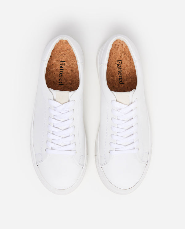 Flattered Stockholm Leather White