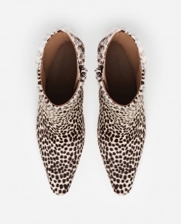 Flattered Xena Leather Hair Chocolate Dot