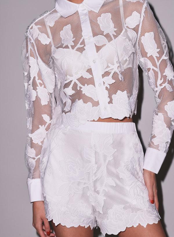 fleur du mal Collette Short ivory